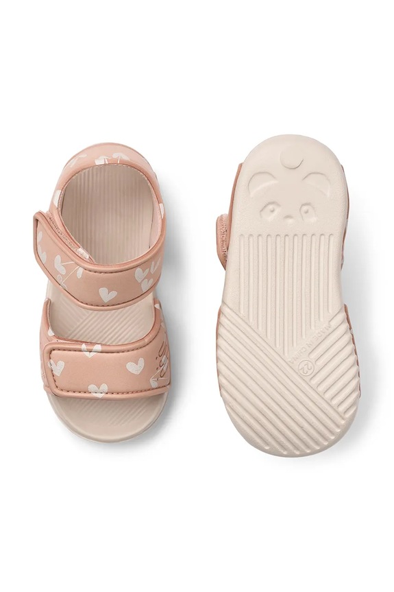Dječje sandale Liewood Blumer Printed Sandals LW17656.G.PPY2 narančasta