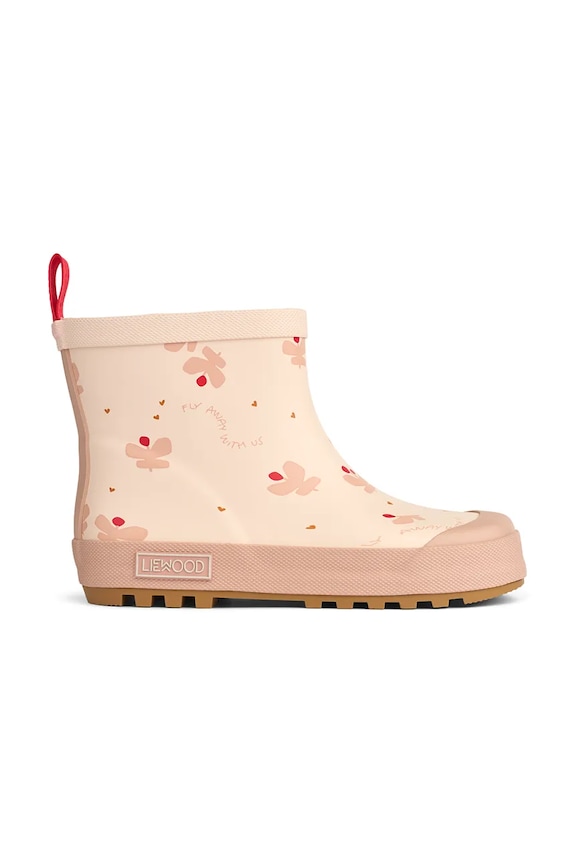 Liewood gumáky detské Tekla Printed Rainboot LW17782.G.PPY2 ružová SS26