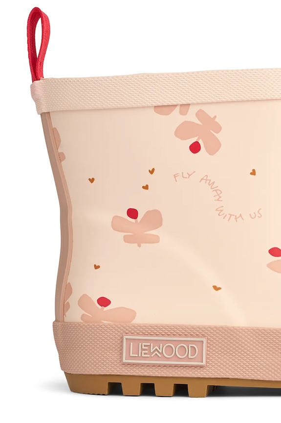Dievča Liewood gumáky detské Tekla Printed Rainboot LW17782.G.PPY2 ružová