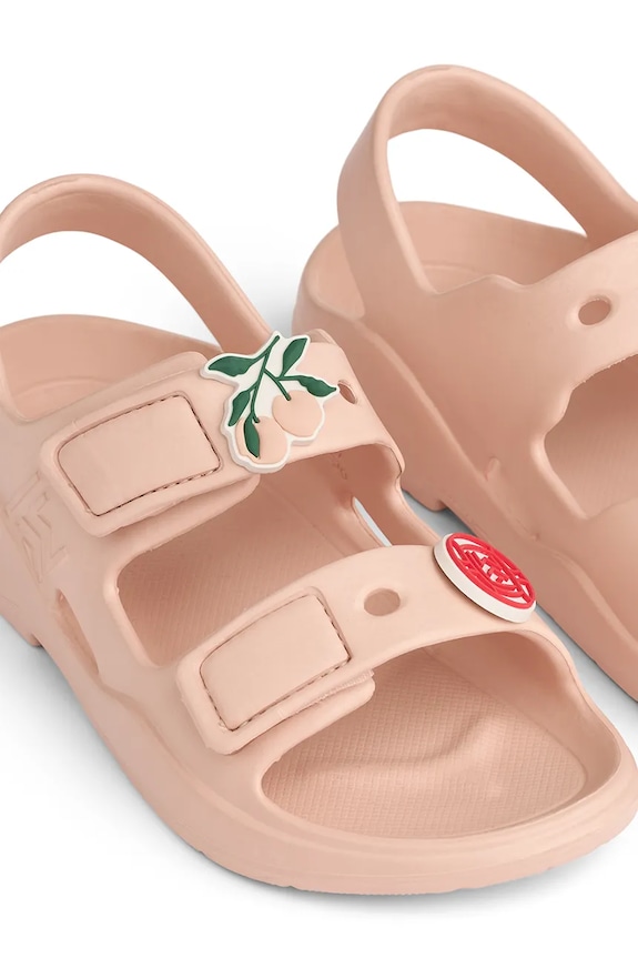 Liewood sandale s otvorenom petom za djecu Lilo Sandals with Charms roza LW20464.G.PPY2