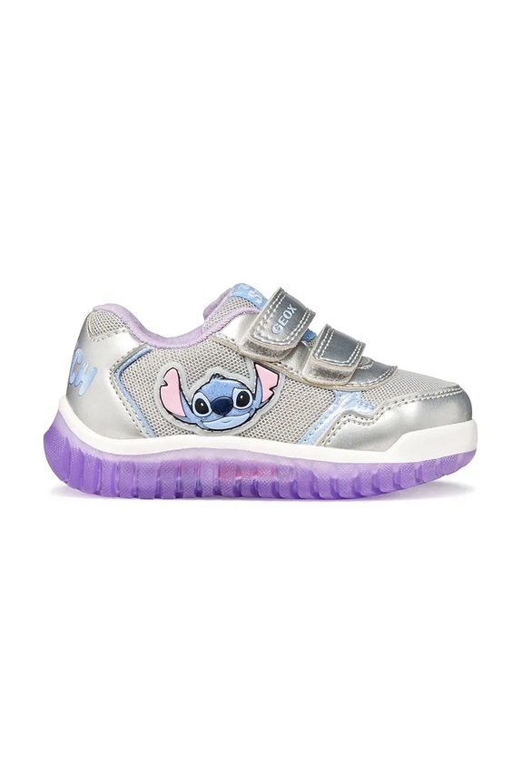 Παιδικά sneakers Geox LIGHTYLOO B6561C.0AJAS.20.27 ασημί SS26