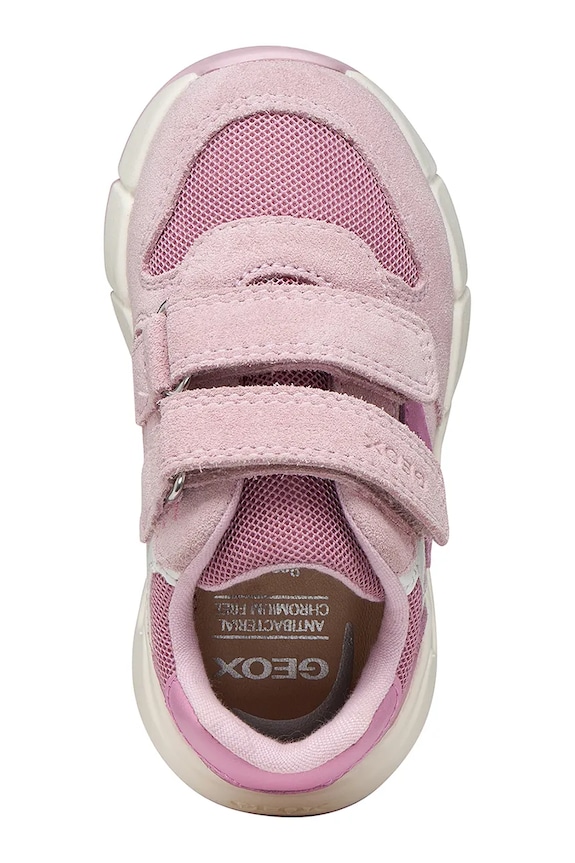 Παιδικά δερμάτινα sneakers Geox FLEXYPER B656NA.01422.24.27 ροζ
