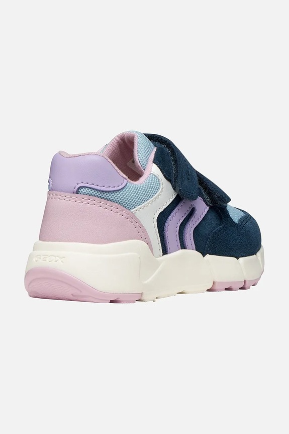 Dziewczynka Geox sneakersy skórzane dziecięce FLEXYPER B656NA.01422.24.27 granatowy