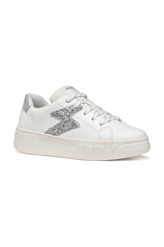 Geox sneakersy dziecięce MIKIROSHI imitacja skóry licowej biały J45DVA.054EW.36.39