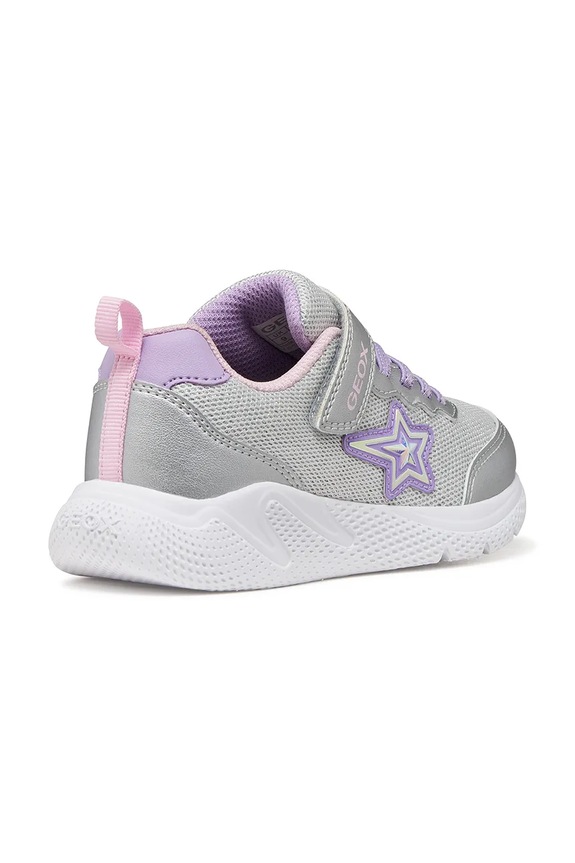 Dziewczynka Geox sneakersy dziecięce SPRINTYE J55FWA.0ASAJ.28.35 srebrny