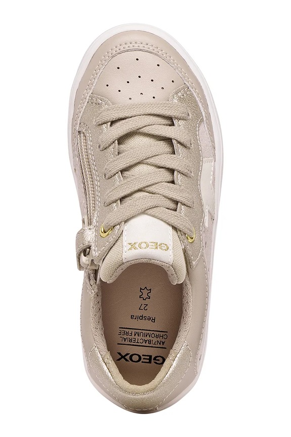 Geox sneakersy dziecięce GISLI J654NC.0BC07.36.39 beżowy