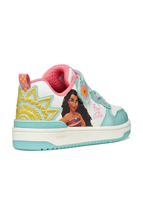 Κοριτσίστικα Παιδικά sneakers Geox WASHIBA J65HXC.054AJ.24.27 τιρκουάζ