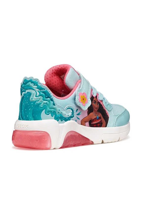 Παιδικά sneakers Geox FADINLIGHT τιρκουάζ J65M4D.0ANKC.32.35