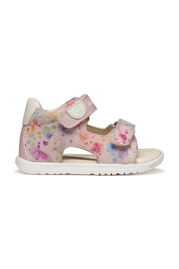 Детские замшевые сандалии Geox SANDAL MACCHIA B254WA.007BC.18.26 розовый SS26