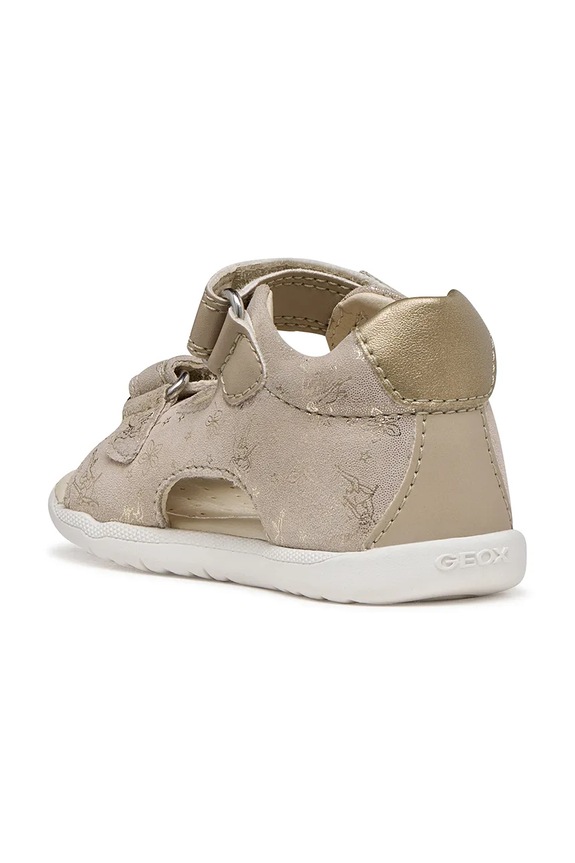 Geox sandały dziecięce skórzane SANDAL MACCHIA złoty B254WA.007NF.18.26