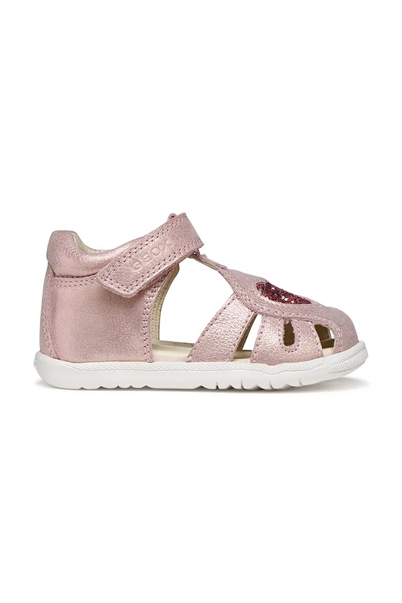 Geox sandały dziecięce skórzane SANDAL MACCHIA B654WA.0MAEW.18.26 różowy SS26
