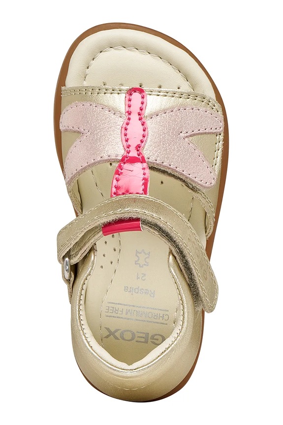 Geox sandały dziecięce VERRED B6521B.04402.20.23 złoty