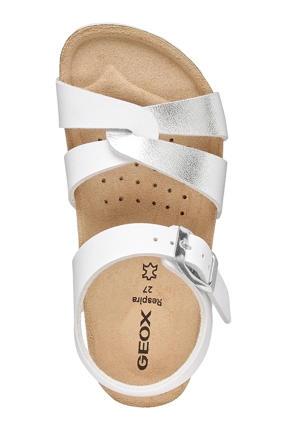 Geox sandały z odkrytą piętą dziecięce ADRIEL J658MB.0BCBN.36.39 biały