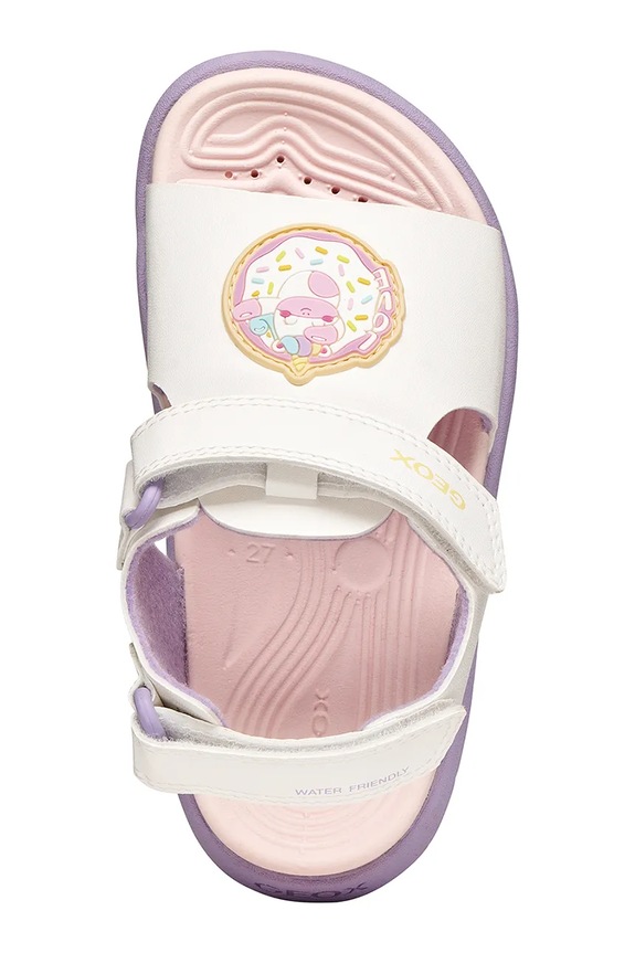 Geox сандалии для детей SANDAL FUSBETTO J65HQA.000BC.24.27 белый