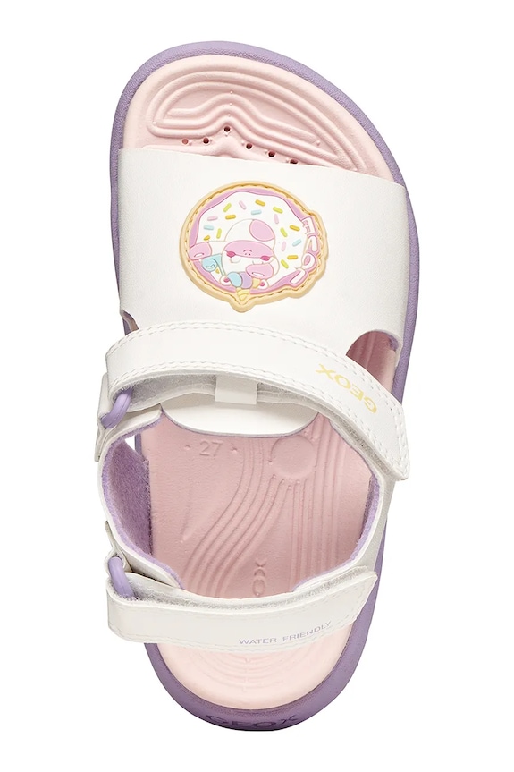 Geox сандалии для детей SANDAL FUSBETTO J65HQA.000BC.24.27 белый