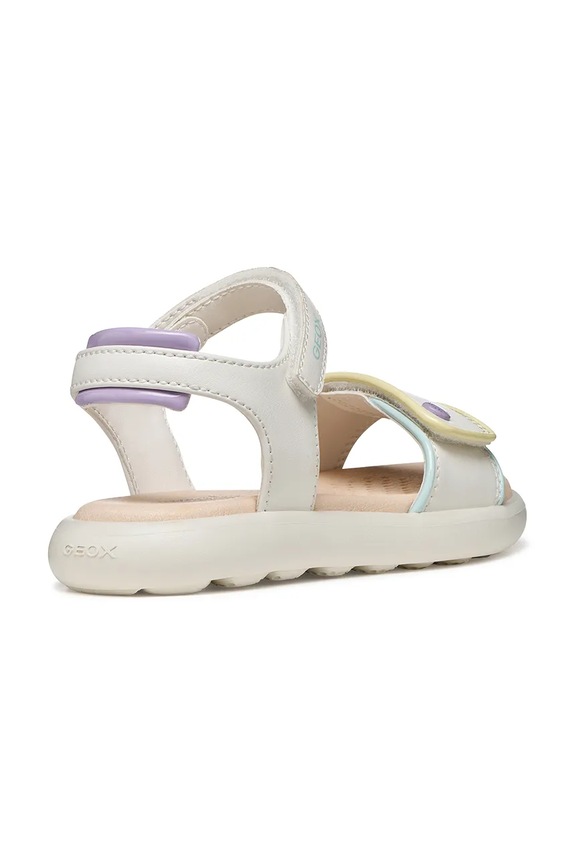 Dziewczynka Geox sandały dziecięce SANDAL PUFFYPOP J65MSC.05402.28.35 biały
