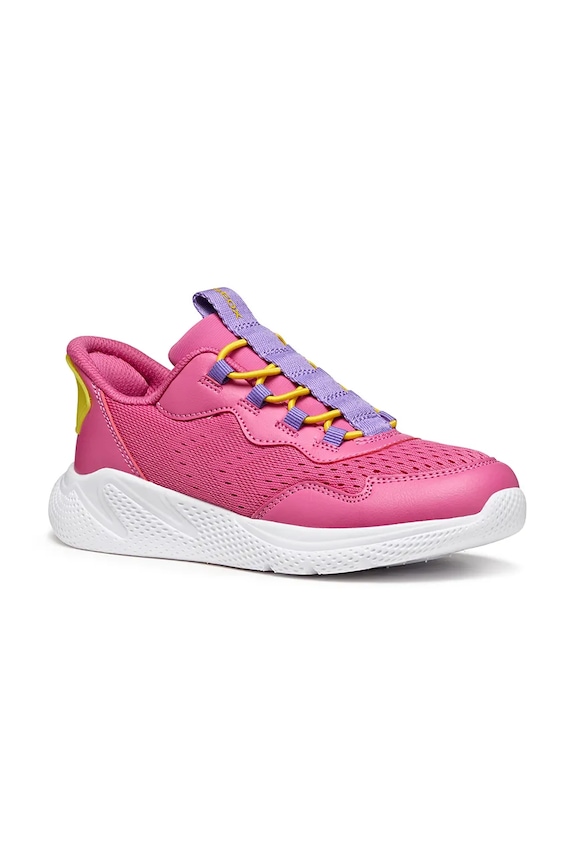 Geox sneakersy dziecięce SPRINTYE FAST IN imitacja skóry licowej różowy J65NTA.01454.28.35