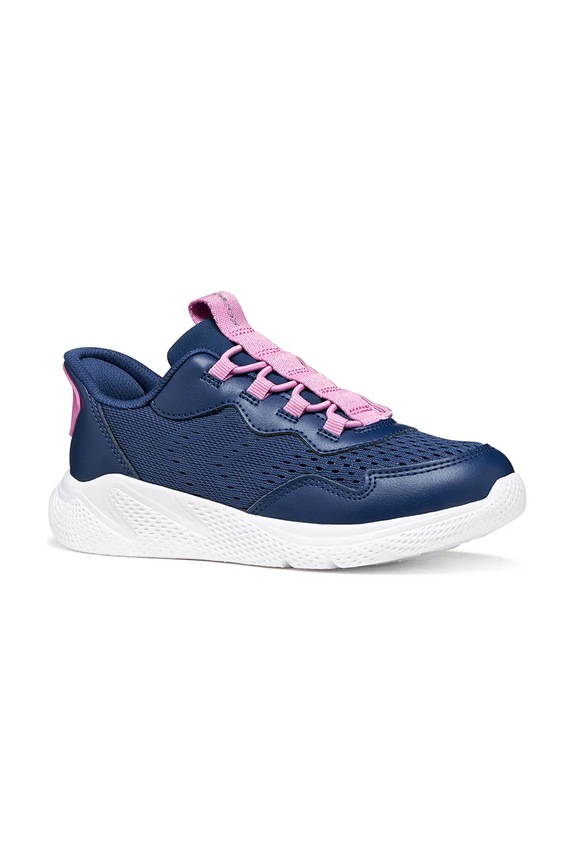 Geox sneakersy dziecięce SPRINTYE FAST IN imitacja skóry licowej granatowy J65NTA.01454.28.35