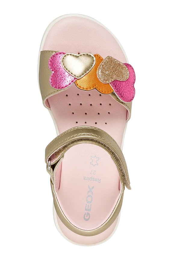 Geox sandały dziecięce SANDAL JOYFOOT J65P1D.0NFBN.24.27 złoty