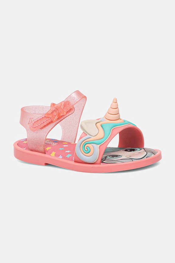 Melissa sandále s otvorenou pätou detské MAR SANDAL UNI BB ružová M.37827