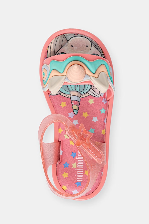Melissa sandále s otvorenou pätou detské MAR SANDAL UNI BB ružová M.37827