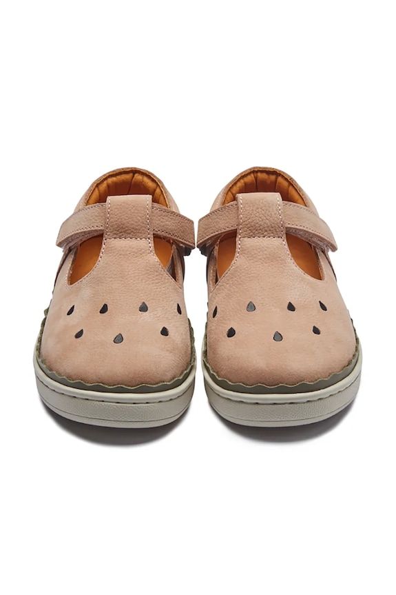 Dječje kožne polucipele Donsje Lowy Shoes Watermelon 2029106 roza SS26