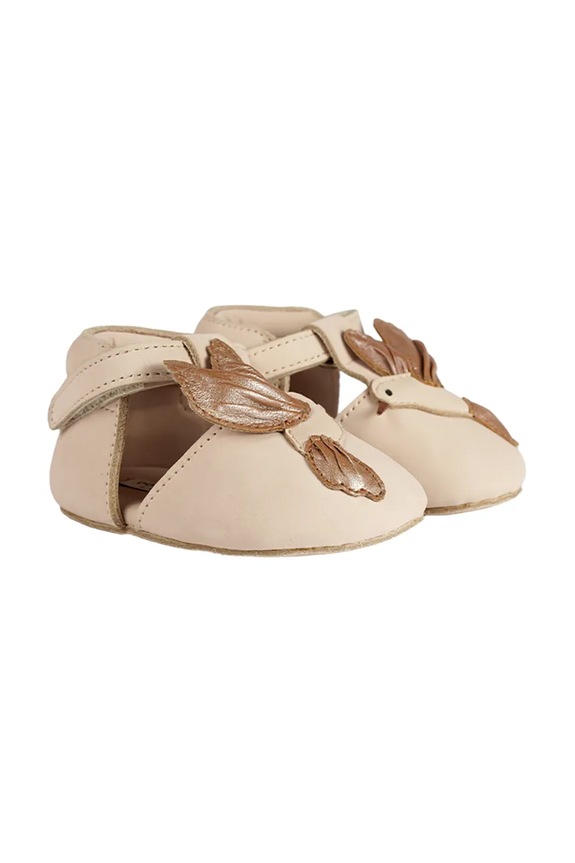 Cipele za bebe Donsje Franny Shoes Hummingbird bež 1041003