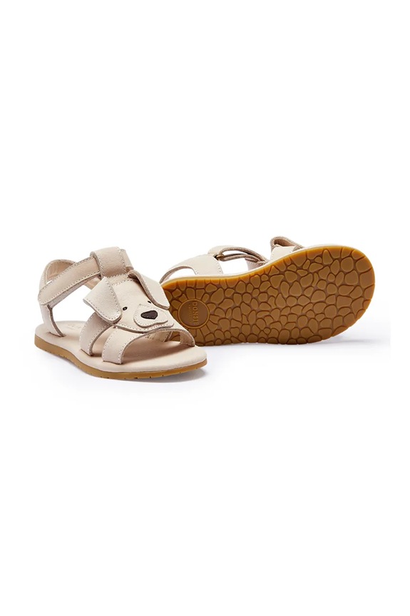 Dječje kožne sandale Donsje Mhalo Sandals Golden Retriever bež 1502304