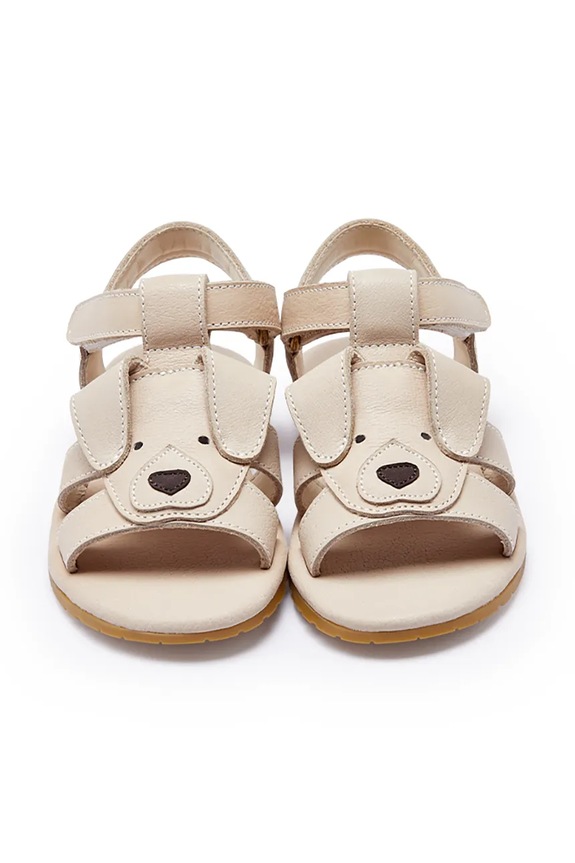 Dječje kožne sandale Donsje Mhalo Sandals Golden Retriever 1502304 bež SS26
