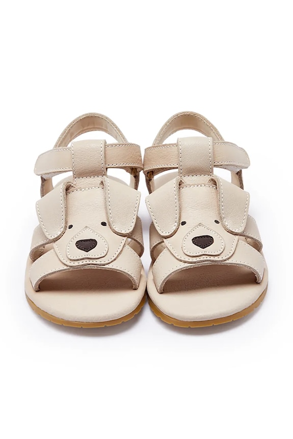 Dječje kožne sandale Donsje Mhalo Sandals Golden Retriever 1502304 bež SS26
