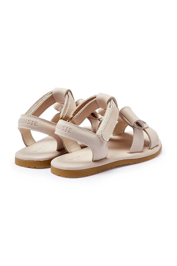 Dječje kožne sandale Donsje Mhalo Sandals Golden Retriever bež 1502304