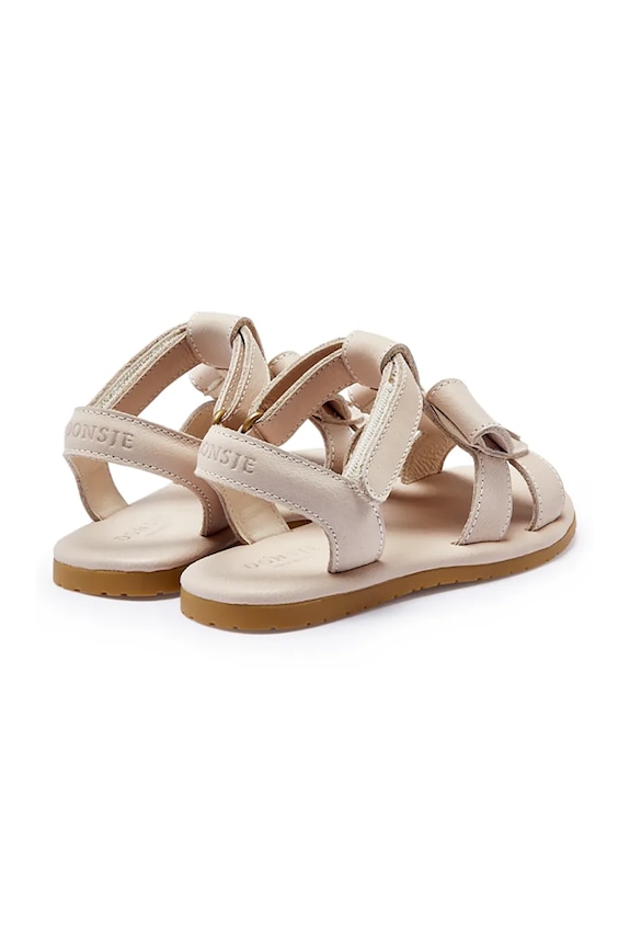 Dječje kožne sandale Donsje Mhalo Sandals Golden Retriever bež 1502304