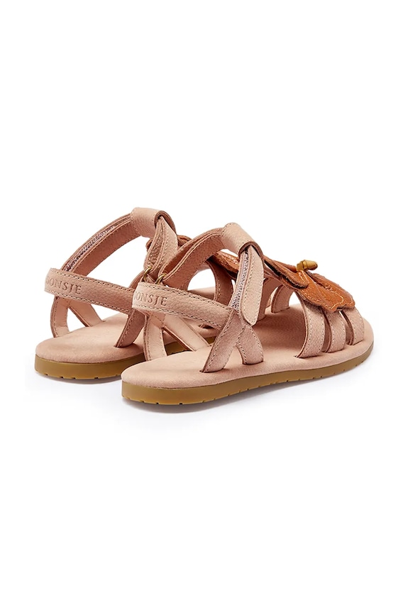 Dječje kožne sandale Donsje Iles Fields Sandals Hibiscus roza 2025106