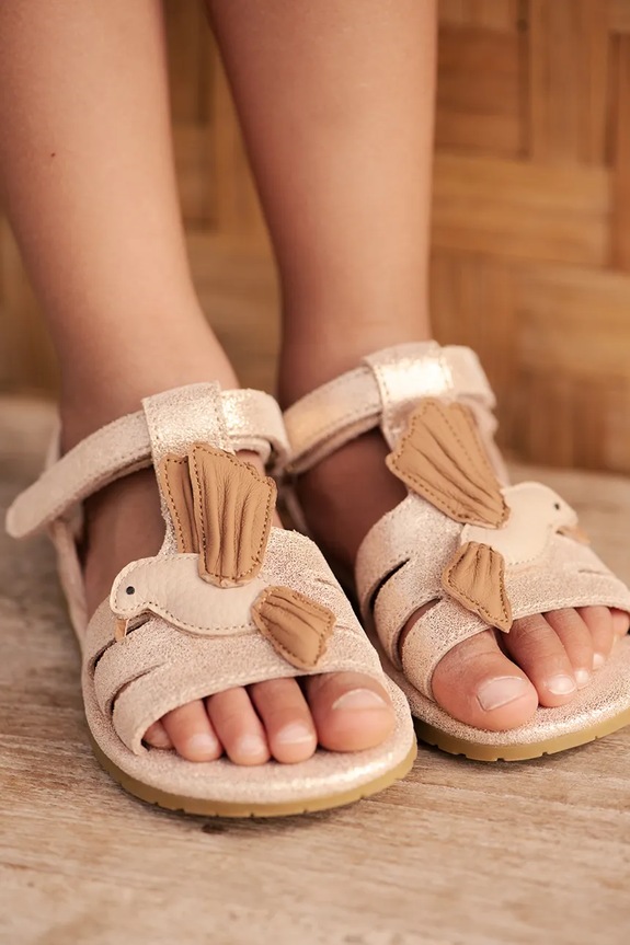 Dječje kožne sandale Donsje Iles Sky Sandals Hummingbird roza 2025203
