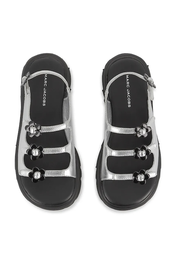 Marc Jacobs босоніжки дитячі шкіряні сірий W60822.27.35