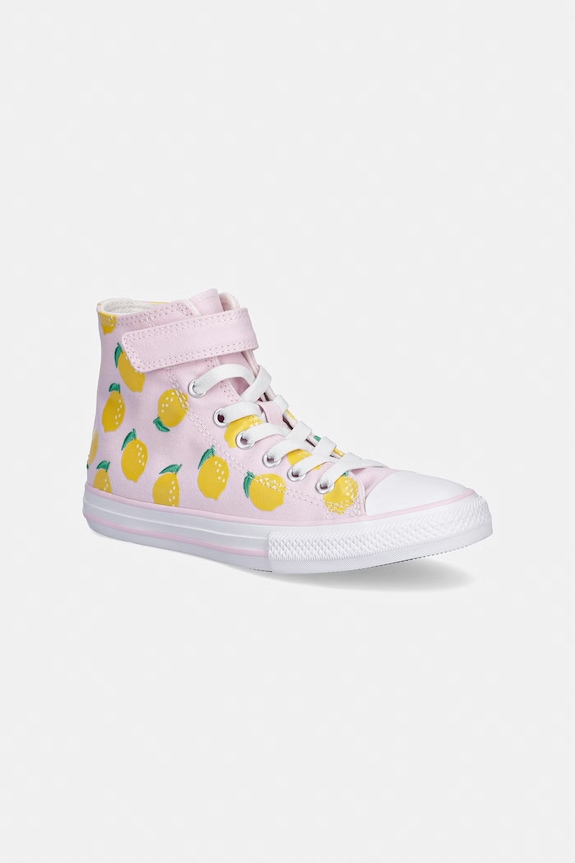 Детски високи кецове Converse CHUCK TAYLOR ALL STAR 1V висока розов A15903C