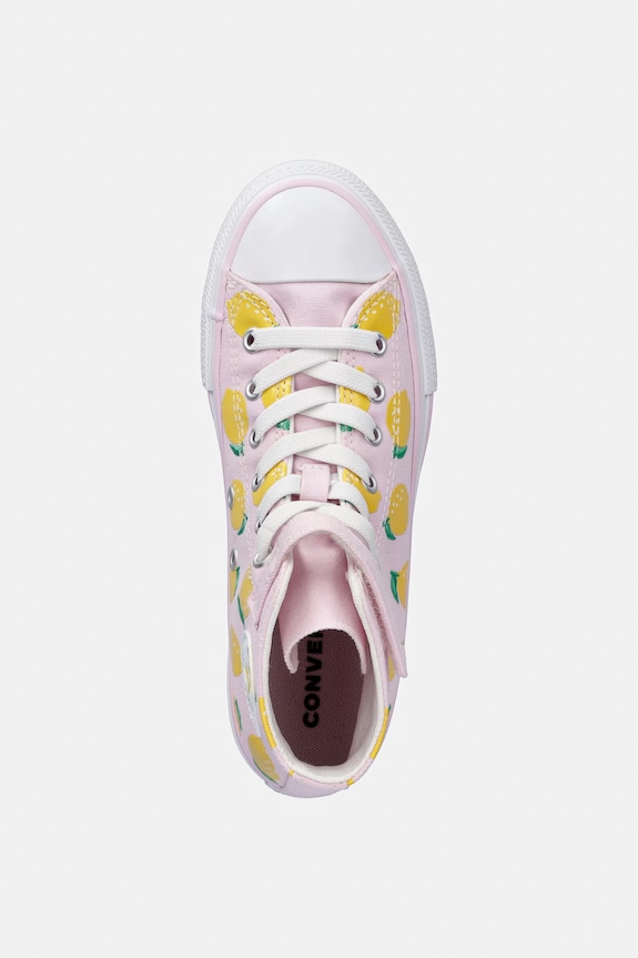 Детски високи кецове Converse CHUCK TAYLOR ALL STAR 1V розов A15903C