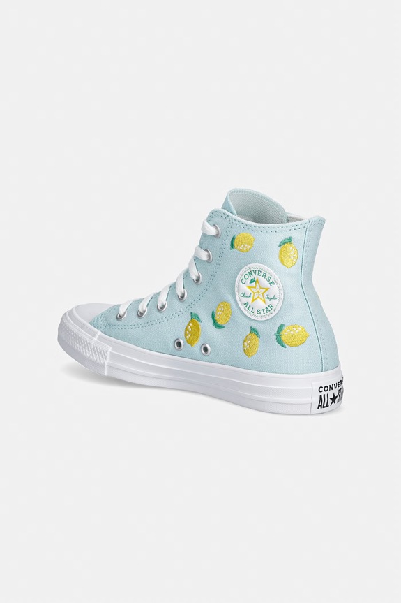 Dziewczynka Converse trampki dziecięce CHUCK TAYLOR ALL STAR A16555C turkusowy