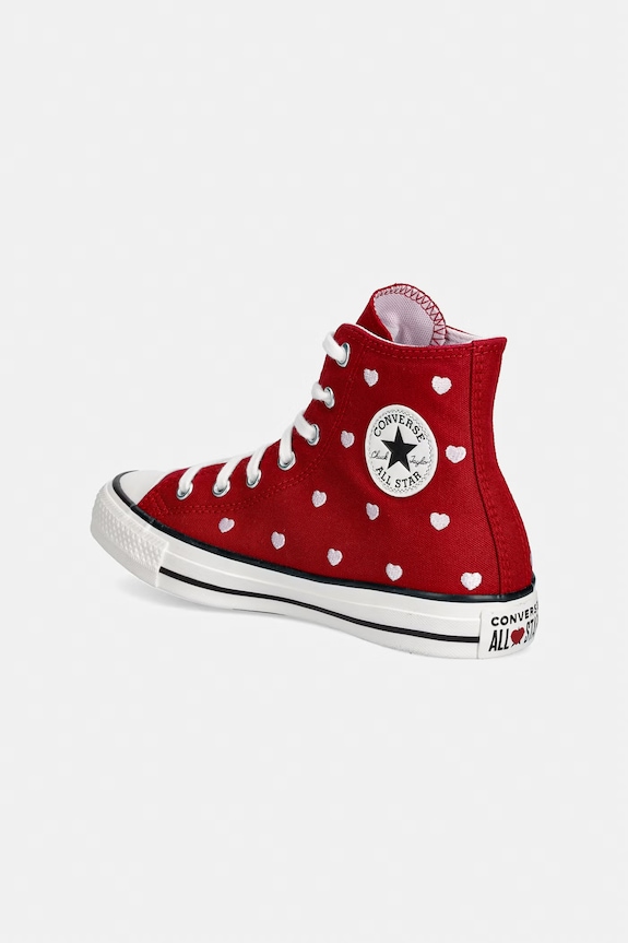 Dziewczynka Converse trampki dziecięce CHUCK TAYLOR ALL STAR A19065C czerwony