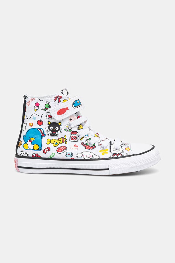 Converse CHUCK TAYLOR ALL STAR 1V HELLO KITTY tenisky detské A17701C biela SS26