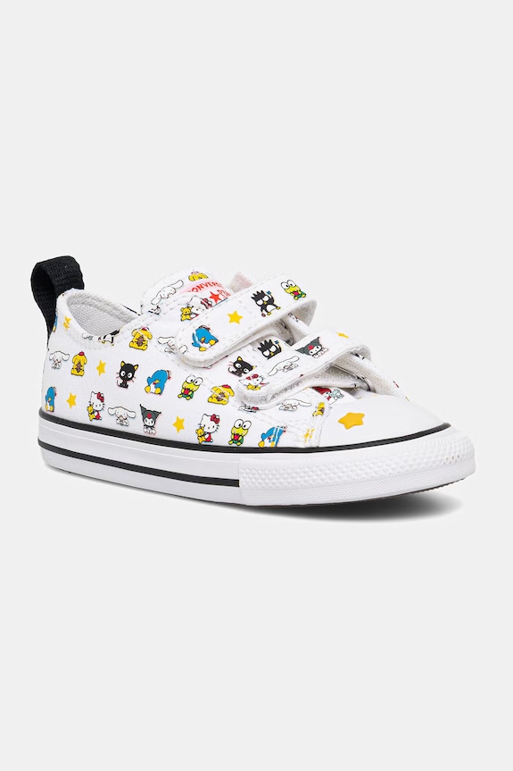 Converse Chuck Taylor All Star 2V Hello Kitty detské tenisky biela A17703C