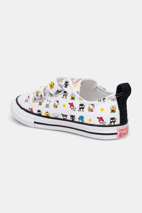 Converse Chuck Taylor All Star 2V Hello Kitty detské tenisky biela A17703C