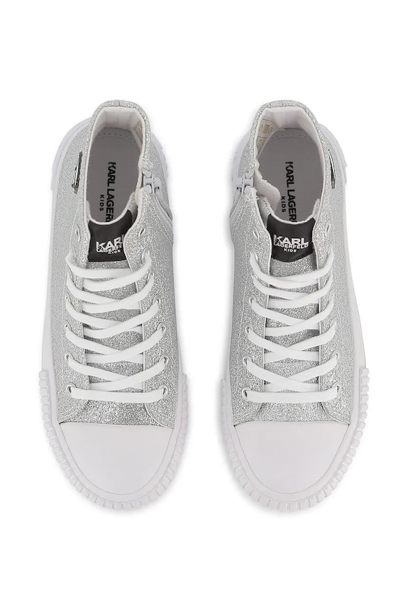 Девочка Детские кеды Karl Lagerfeld Z31171.36.39 серебрянный