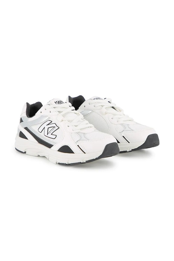Дитячі кросівки Karl Lagerfeld імітація лицьової шкіри білий Z31175.27.35