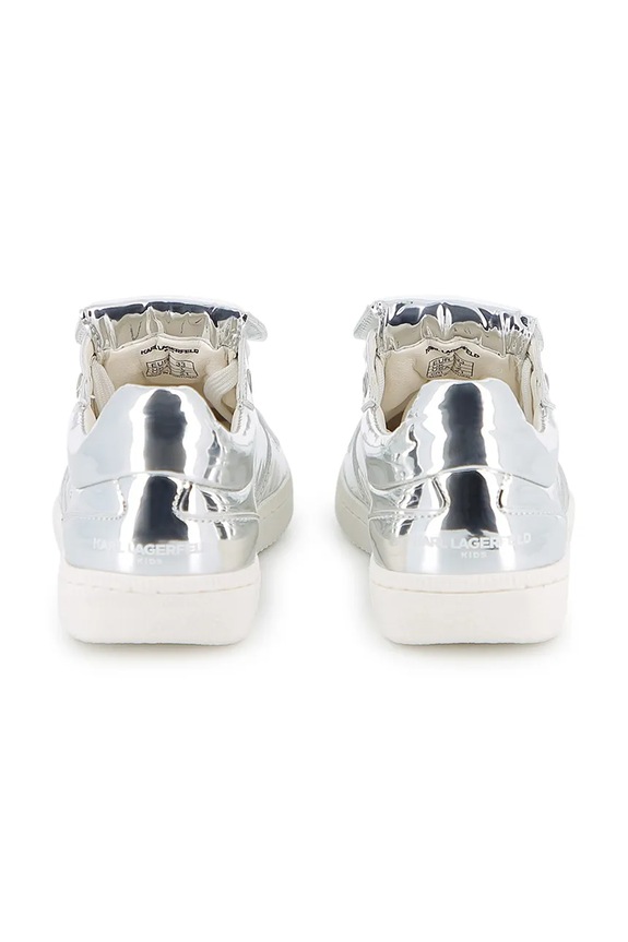 Karl Lagerfeld sneakersy dziecięce Z31237.27.35 srebrny SS26