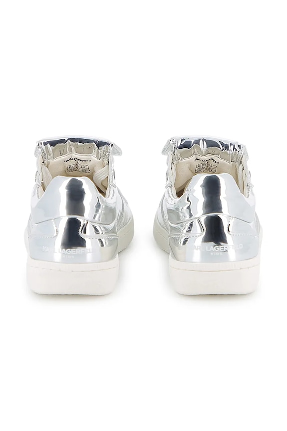 Karl Lagerfeld sneakersy dziecięce Z31237.27.35 srebrny SS26