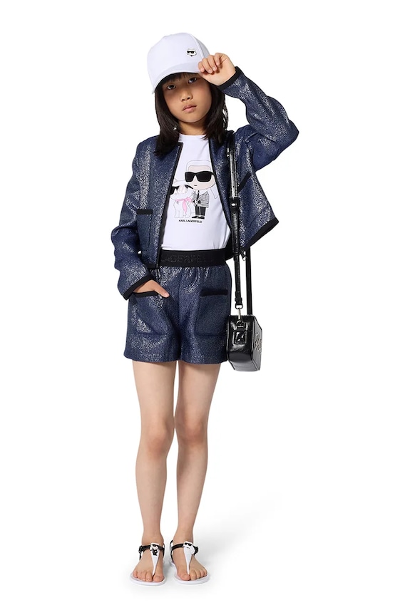 Παιδικά σανδάλια Karl Lagerfeld Z31173.27.35 λευκό