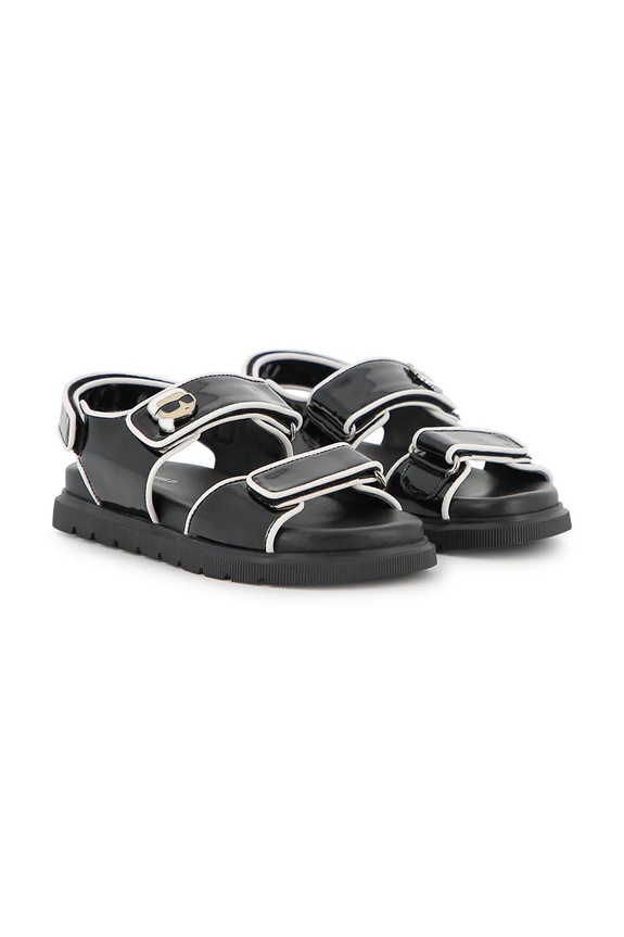 Karl Lagerfeld sandały dziecięce czarny Z31170.36.39