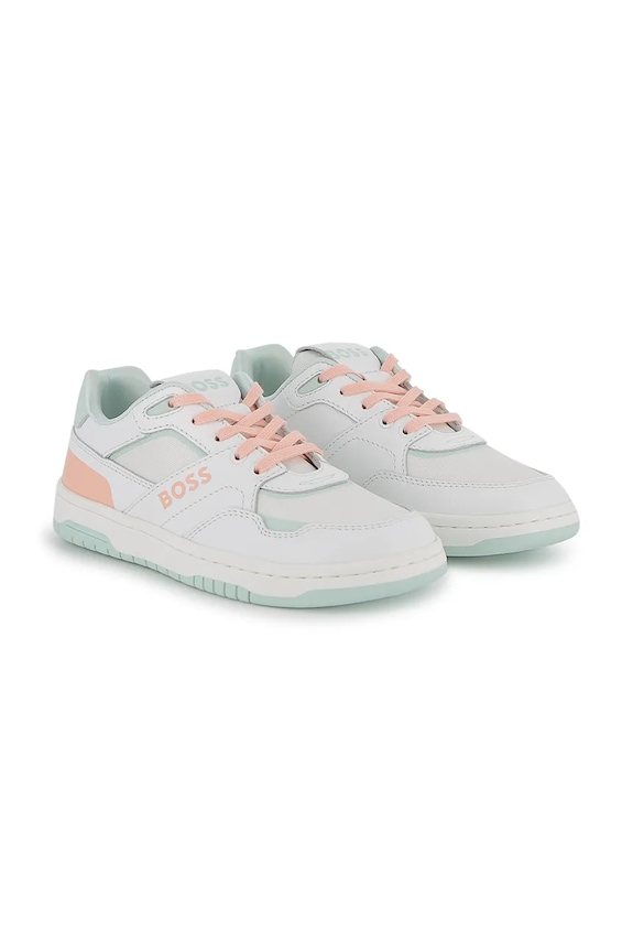 BOSS sneakers pentru copii mic de statură alb J52832.36.39