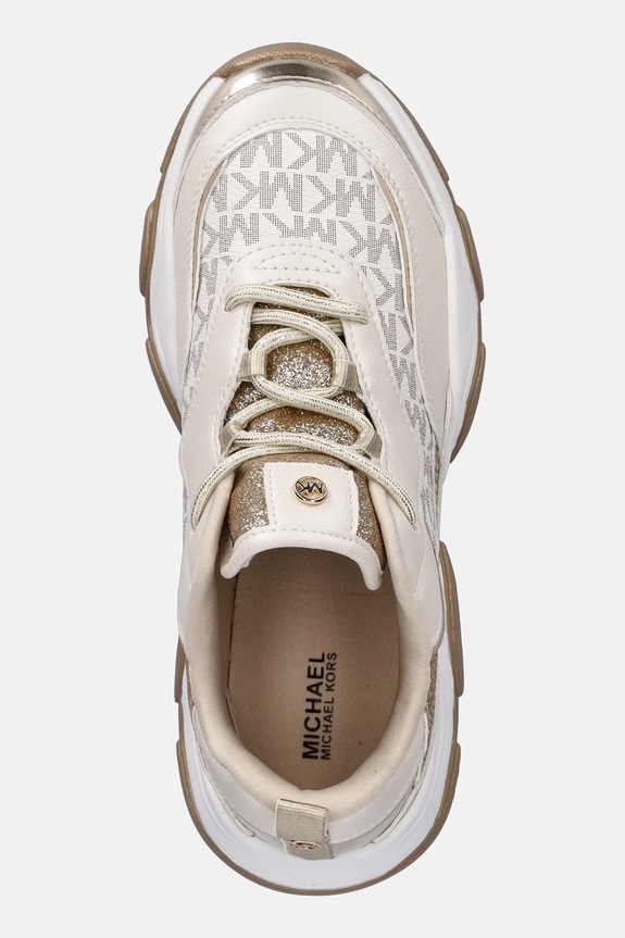 Michael Kors sneakers pentru copii ATLAS aur MK03824257